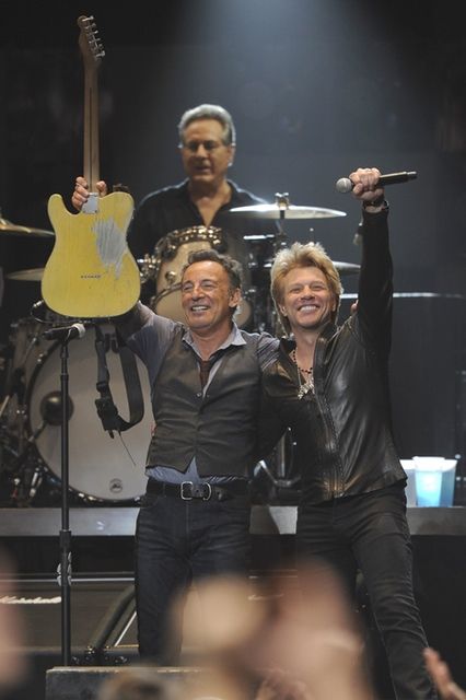 The Boss and his capo, Bon Jovi 